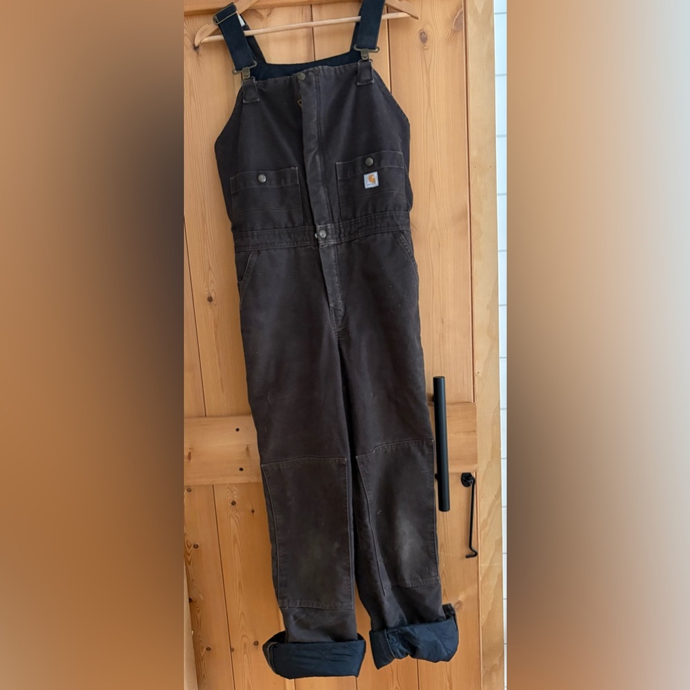 Carhartt Dark Brown Women’s Winter Overalls